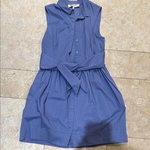 Sleeveless Blue Dress